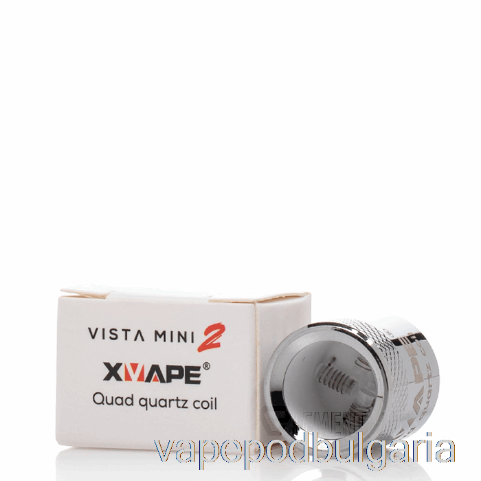 Vape 10000 Дръпки Xvape Vista Mini 2 резервни бобини четворни кварцови нагревателни пулверизатори